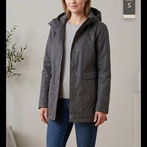 M0851 Gray Hooded Jacket